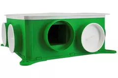 DucoBox Komplettpaket DucoBox Silent Connect 400 m³/h + RFT-bedienung + 4 Ventile