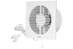 Badlüfter Ø 150 mm Weiß mit Zugschnur und Stecker - Standard EE150WP
