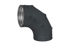 Wickelfalz Bogen 90° Ø 250mm - maßgeschneidert RAL7016