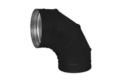 Wickelfalz Bogen 90° Ø 315mm - maßgeschneidert RAL9005