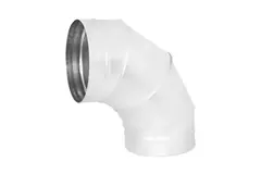 Wickelfalz Bogen 90° Ø 250mm - maßgeschneidert RAL9010