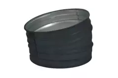 Wickelfalz Bogen 15° Ø 315mm - maßgeschneidert RAL7016