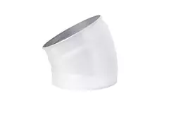 Wickelfalz Bogen 30° Ø 80mm - maßgeschneidert RAL9010