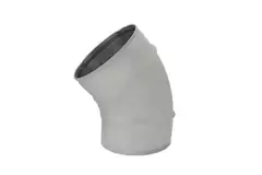 Wickelfalz Bogen 45° Ø 200mm - maßgeschneidert RAL7035
