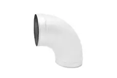 Wickelfalz Bogen 90° Ø 160mm - maßgeschneidert RAL9010