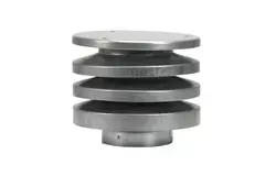 Runde Zufuhr/Abluft dachhaube mit Segmenten Ø100 mm