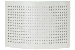 Lüftungseinlassventil Ø 100 mm mit perforierter Abdeckung für Wandmontage WEISS - DTQA100