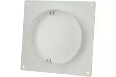 Wandplatte mit Rückschlagklappe Kunststoff Ø 150 mm AFV150
