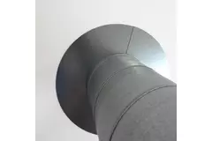 Abdeckrosette Ø 315 mm sendz. verzinkt (2 Teile)