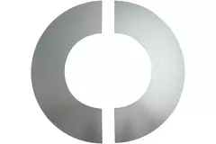 Abdeckrosette Ø 315 mm sendz. verzinkt (2 Teile)