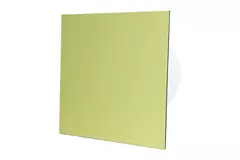 Air Roxy Badlüfter mit Anschlussdurchmesser 100 mm mit Timer und Feuchtigkeitssensor - Front aus goldenem Aluminium