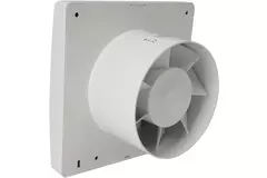 Badezimmerventilator Ø 120 mm, weiß, mit automatischer Absperrklappe und Zeitschaltuhr – Luxusmodell X120ZT