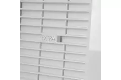 Badezimmerventilator Ø 120 mm, weiß, mit automatischer Absperrklappe und Zeitschaltuhr – Luxusmodell X120ZT