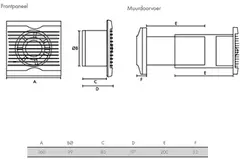 Vent-Axia Azur SELV 12V Bad- und Toilettenventilator Ø100 mit Timer