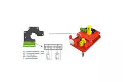 Brandschutzklappe rechteckig Handbetrieb - E-FD25 450x200 R