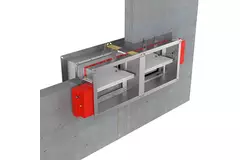Brandschutzklappe rechteckig Handbetrieb - E-FD25 450x200 R