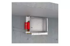 Brandschutzklappe rechteckig Handbetrieb - E-FD25 450x200 R