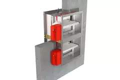 Brandschutzklappe rechteckig Handbetrieb - E-FD25 450x200 R