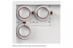 Brandschutzklappe rund kompakt 315 mm Servomotor 24V - E-FDC DD M24 D315