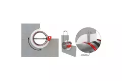 Brandschutzklappe rund 450 mm manuell betätigt - E-FDC40 D450 R