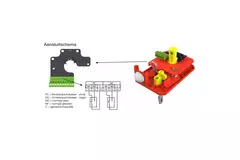 Brandschutzklappe rund 450 mm manuell betätigt - E-FDC40 D450 R
