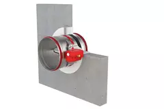 Brandschutzklappe rund 450 mm manuell betätigt - E-FDC40 D450 R