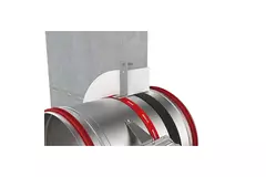Brandschutzklappe rund 450 mm manuell betätigt - E-FDC40 D450 R