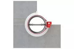 Brandschutzklappe rund 450 mm manuell betätigt - E-FDC40 D450 R