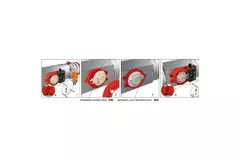 Rauchsensor 24V für runde Brandschutzklappe 710 mm - E-FDC A SSA D710 24