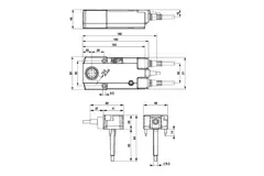 Stellmotor für Brandschutzklappen 24V, 18 Nm, öffnen/schließen - E-BF24 T