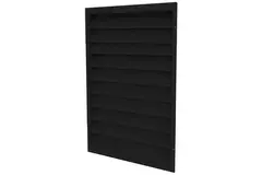Außenwanddurchlässe 300x500 Aluminium mit feststehenden Lamellen - RAL 9005