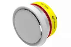 Brandschutzklappe rund 125mm mit Lüftungsventil - E-BFDC V EI60S D125