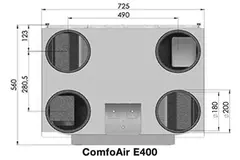 Zehnder ComfoAir E400 R + RF Module