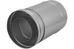 Konzentrischer Durchmesser 100 - 150 mm Gleitstück I316L/I304 (D0,5/0,5) (inkl. Dichtungsgummi Innenrohr)