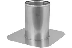 Dachdurchführung für Rohrdurchmesser 100 mm Flachdach INOX