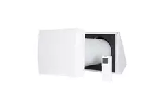 Dezentrale WRG-Lüftungsanlage HRU Wand Ø150 mit Fernbedienung - 60 m³/h - HRU-WALL-RC-150-60-PEG
