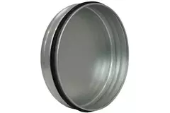 Wickelfalz Enddeckel Ø 200mm für Wickelrohr - Galvanisiert