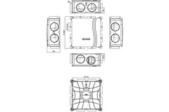 DucoBox Komplettpaket DucoBox Silent Connect 400 m³/h + RFT-bedienung + 4 Ventile