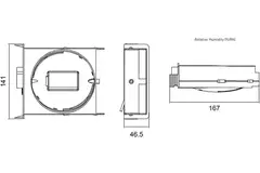 Duco Focus CO2-Regelventil 75m3/h (Küche/Wohnzimmer)