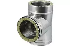 DW-Durchmesser 150 mm (150/200) T-Stück T90 I316L/I304 (D0,5/0,6)