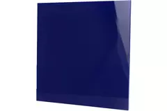 Lüftungsgitter 15x15cm mit farbiger Kunststofffront blau