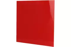 Lüftungsgitter 15x15cm mit farbiger Kunststofffront rot
