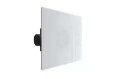 Deckenluftdurchlass 600x600 perforiert mit einstellbarer Zuluft - Seitenanschluss unisolierter Anschlusskasten 125 mm - Mischfarbe RAL 9010
