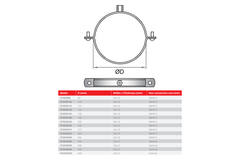 Metallbügel 315mm ohne Gummi - PCWOR315