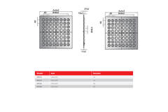 Multinozzle Deckenluftdurchlass 596x596mm – MN16 RAL9010