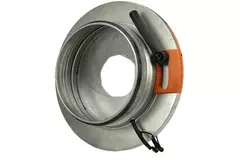 Blendenklappe 200 mm - Sendzimir verzinkter Stahl - IRIS200
