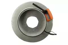 Blendenklappe 200 mm - Sendzimir verzinkter Stahl - IRIS200