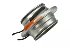 Blendenklappe 200 mm - Sendzimir verzinkter Stahl - IRIS200