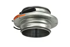 Blendenklappe 200 mm - Sendzimir verzinkter Stahl - IRIS200