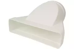 Reduzierstück Kunststoff rechteckig 220x90mm nach rund Ø 150 mm KSD29-150